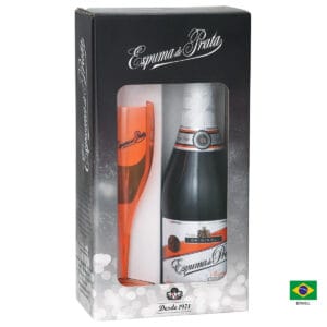 Kit Maleta Espuma de Prata Branco 660ml com 1 taça