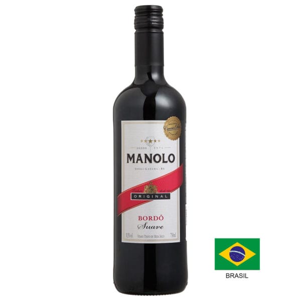 Manolo Vinho de Mesa Tinto Suave 750ml